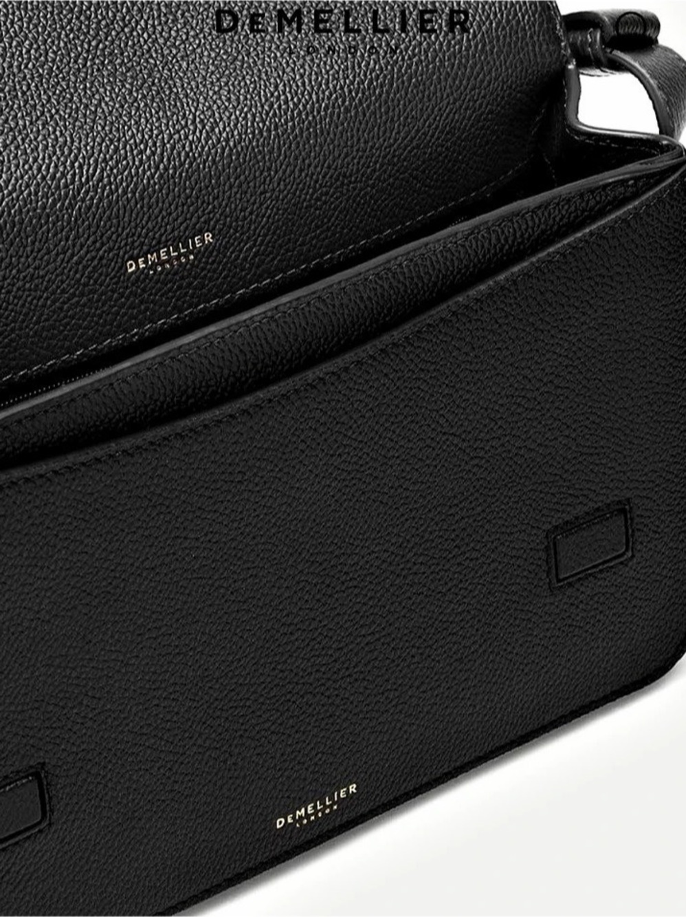 DeMellier New York Black Crossbody Bag won’t leave up long brand new in box - Picture 3 of 9